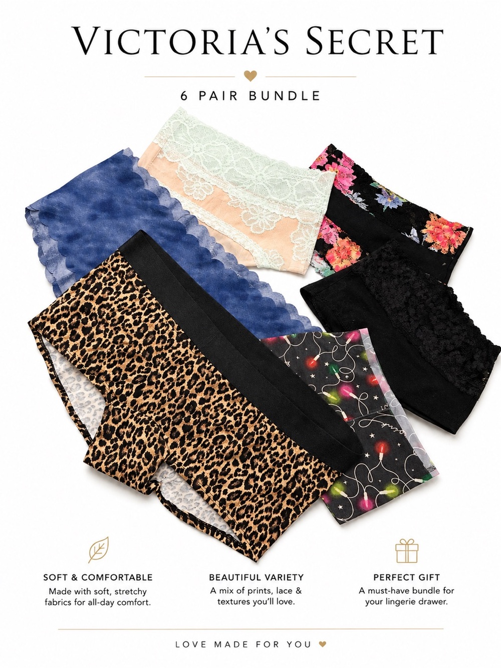 VICTORIA SECRET 6pair bundle